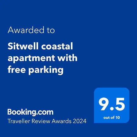 Sitwell Coastal With Free Parking Apartamento